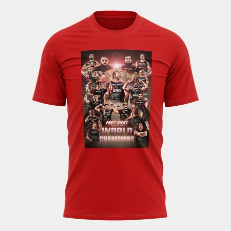 East vs West World Champions Front
