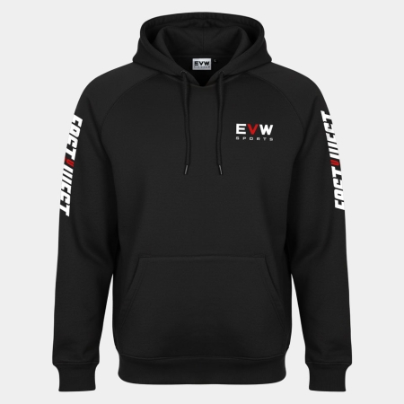 EvW Black Hoodie Front